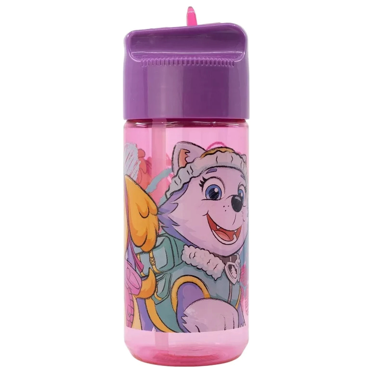 PAW Patrol Sketch Hydro Plastic Straw Water Bottle 430 ml product photo