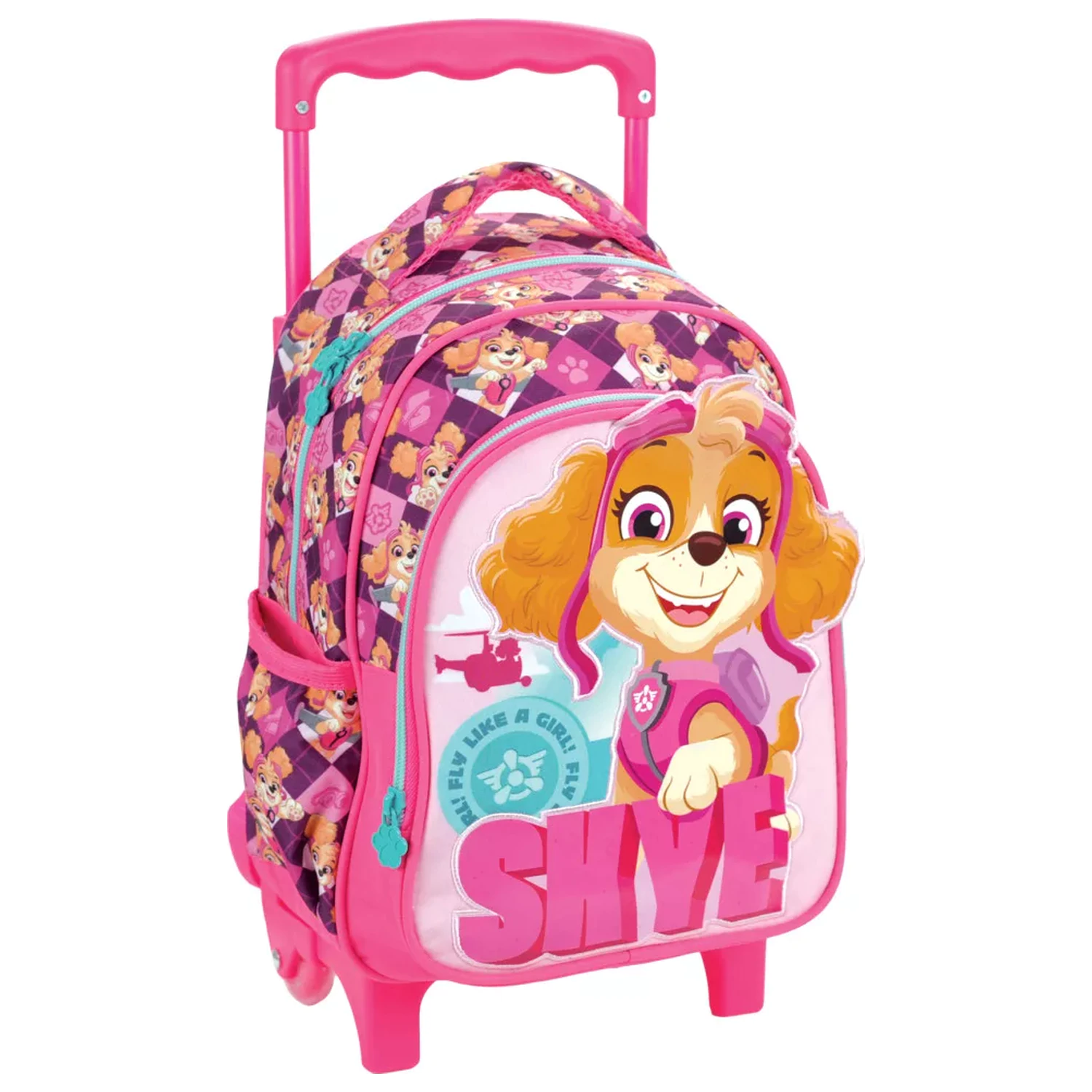 Paw Patrol Skye Fly Rolling Kindergarten Backpack, Bag 30 cm product photo