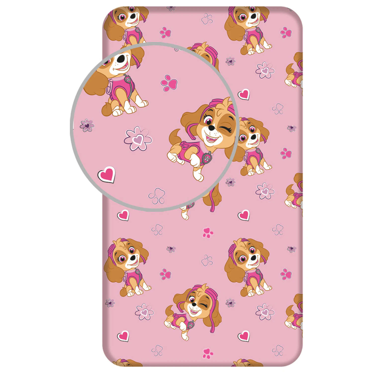 Paw Patrol Skye fitted sheet 90x200 cm product photo