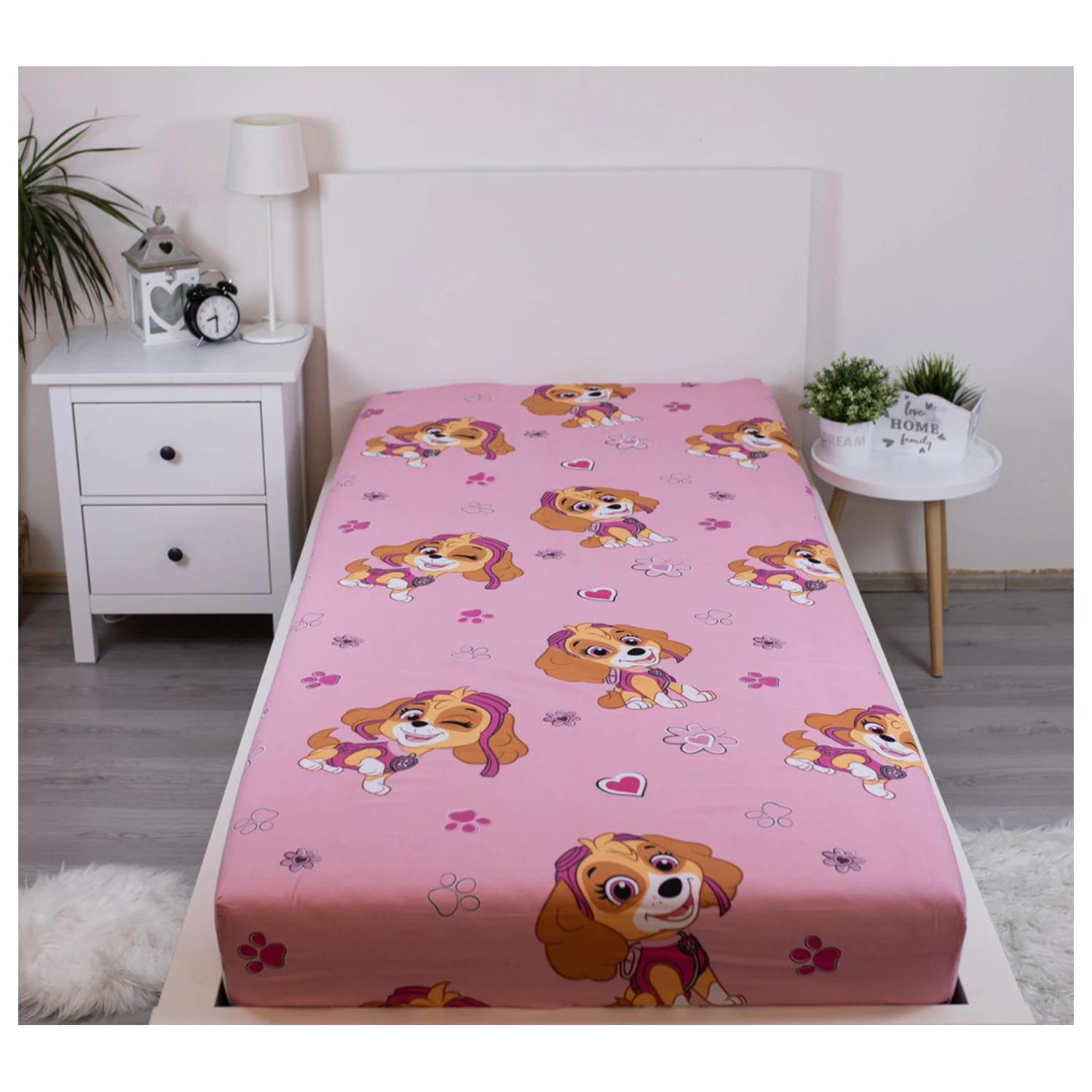 Paw Patrol Skye fitted sheet 90x200 cm product photo