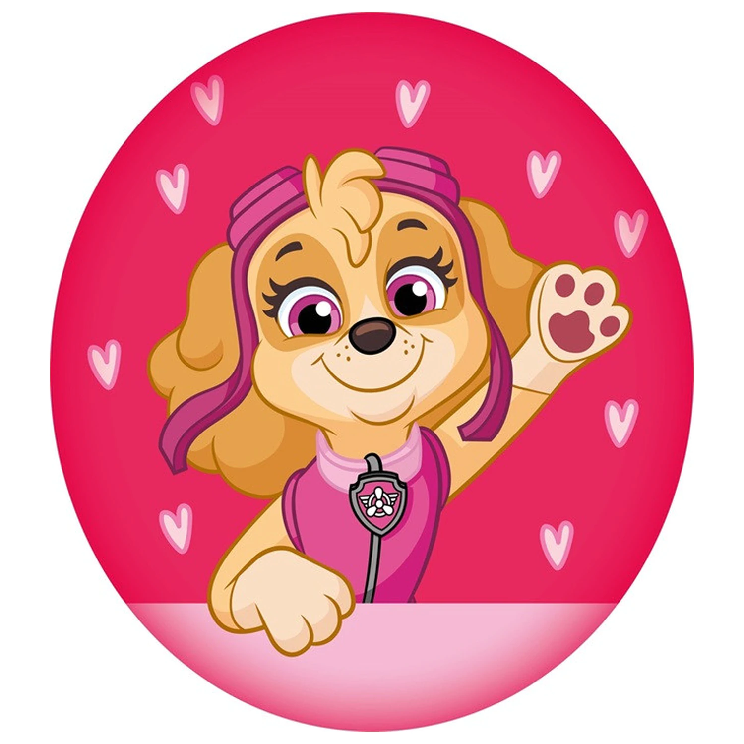 Paw Patrol Skye Heart Shaped Cushion, Decorative Pillow product photo