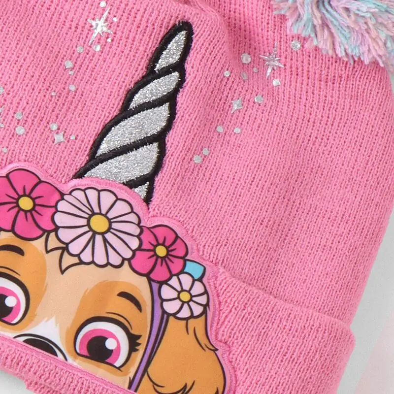Paw Patrol Skye winter set snood hat gloves product photo