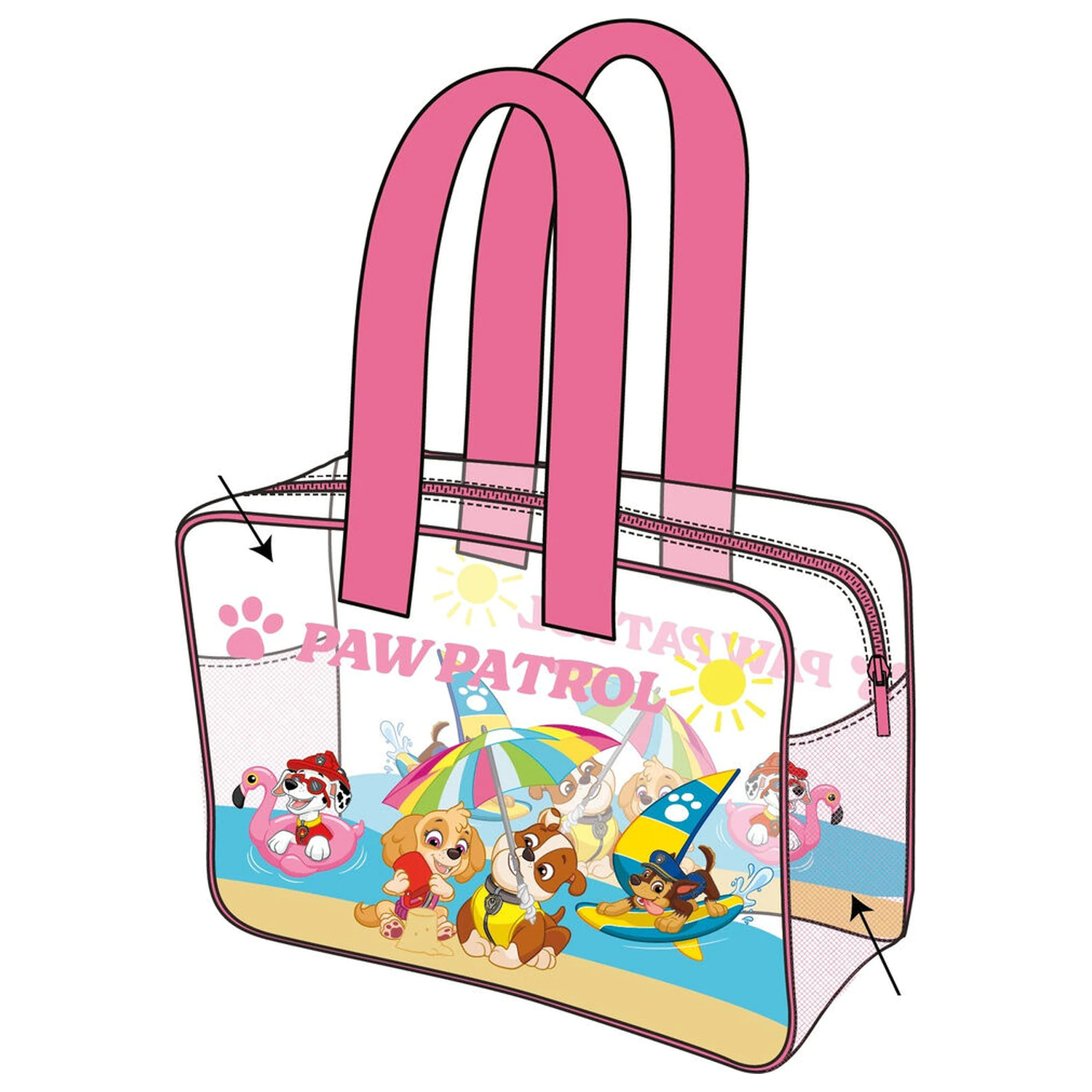 Paw Patrol beach bag product photo