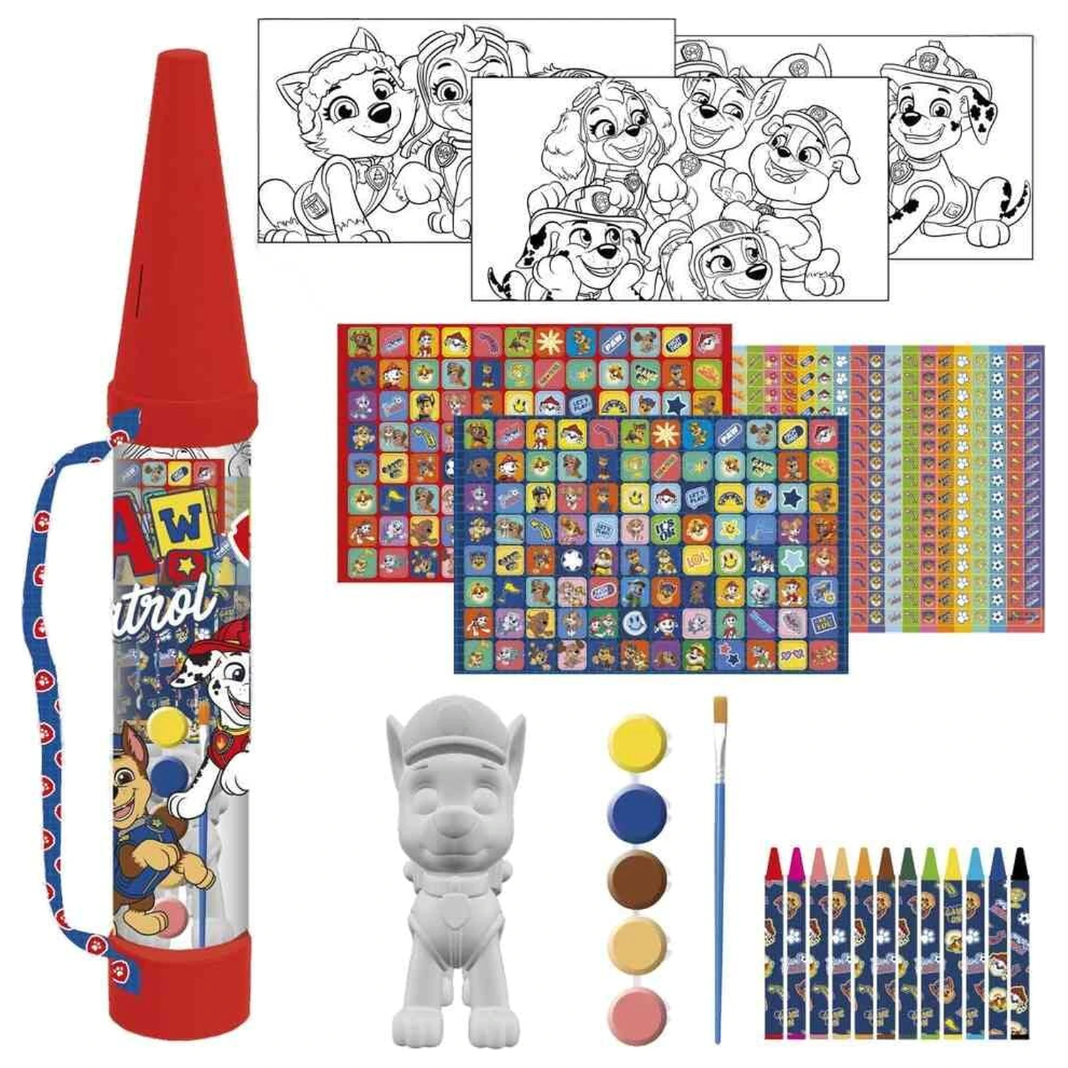 Paw Patrol pencil colouring set product photo