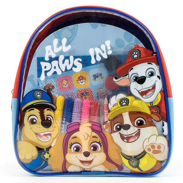Paw Patrol backpack stationery set product photo