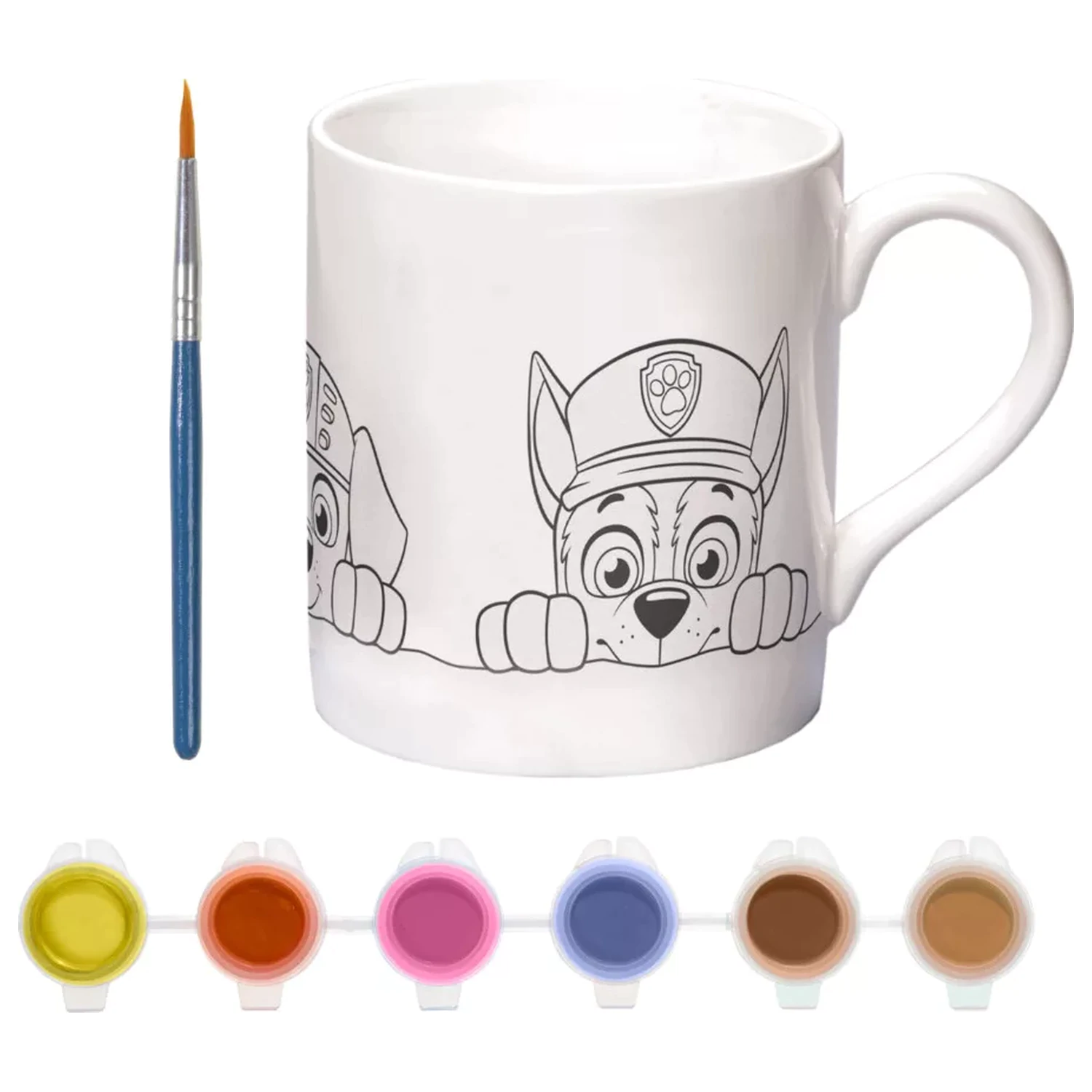 Paw Patrol Team Paintable Porcelain Mug 235 ml product photo