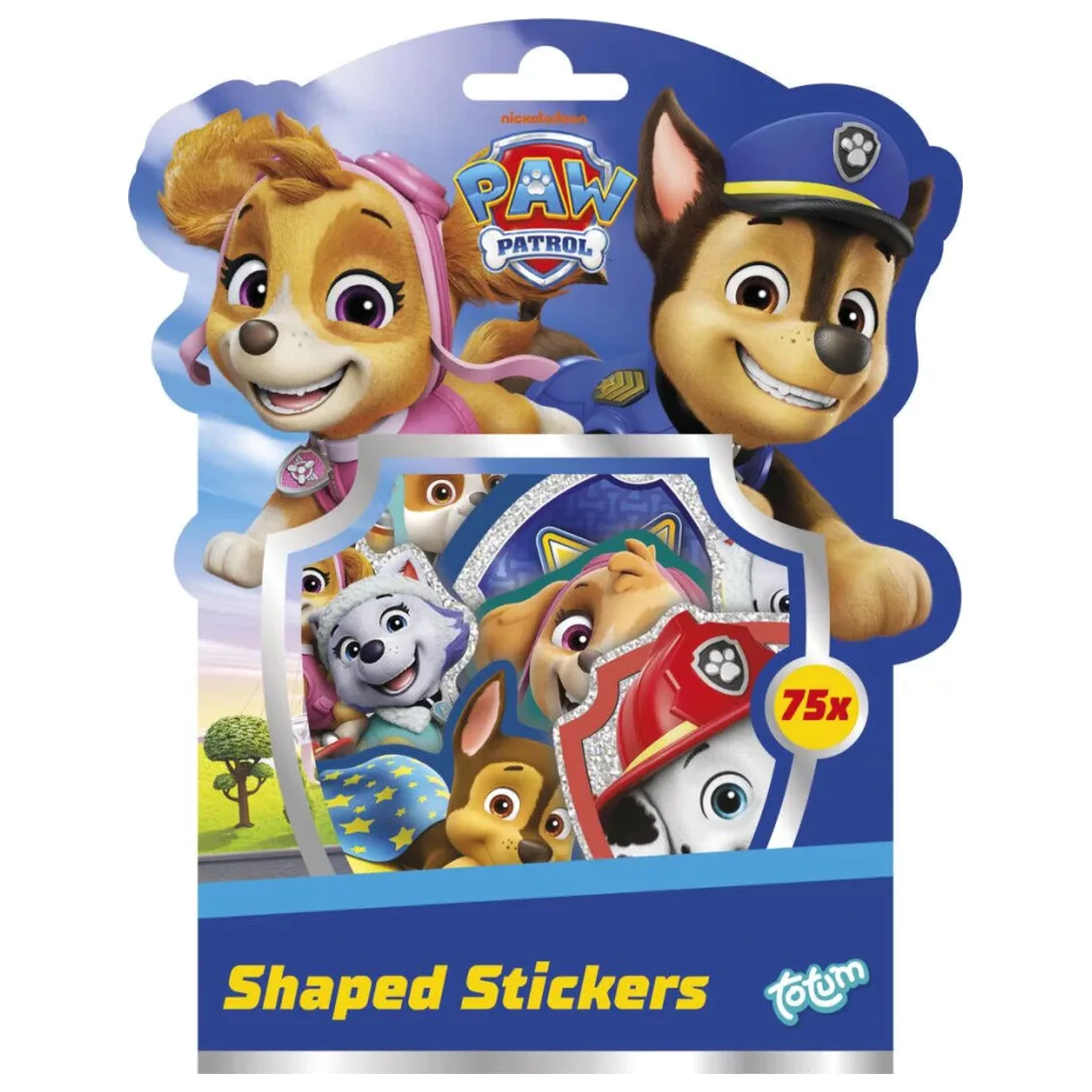 Paw Patrol Team Shape Sticker Set, 75 pieces product photo