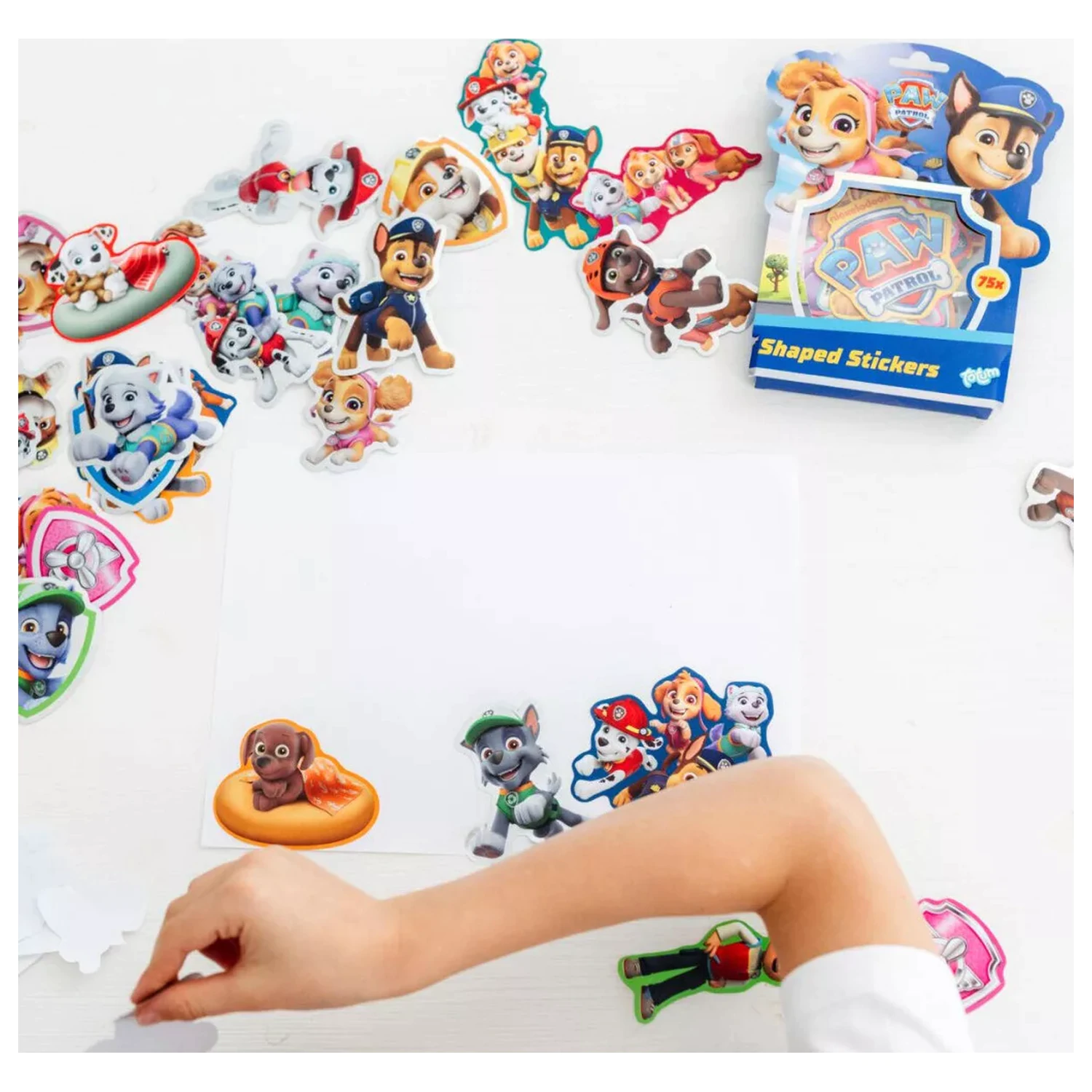 Paw Patrol Team Shape Sticker Set, 75 pieces product photo