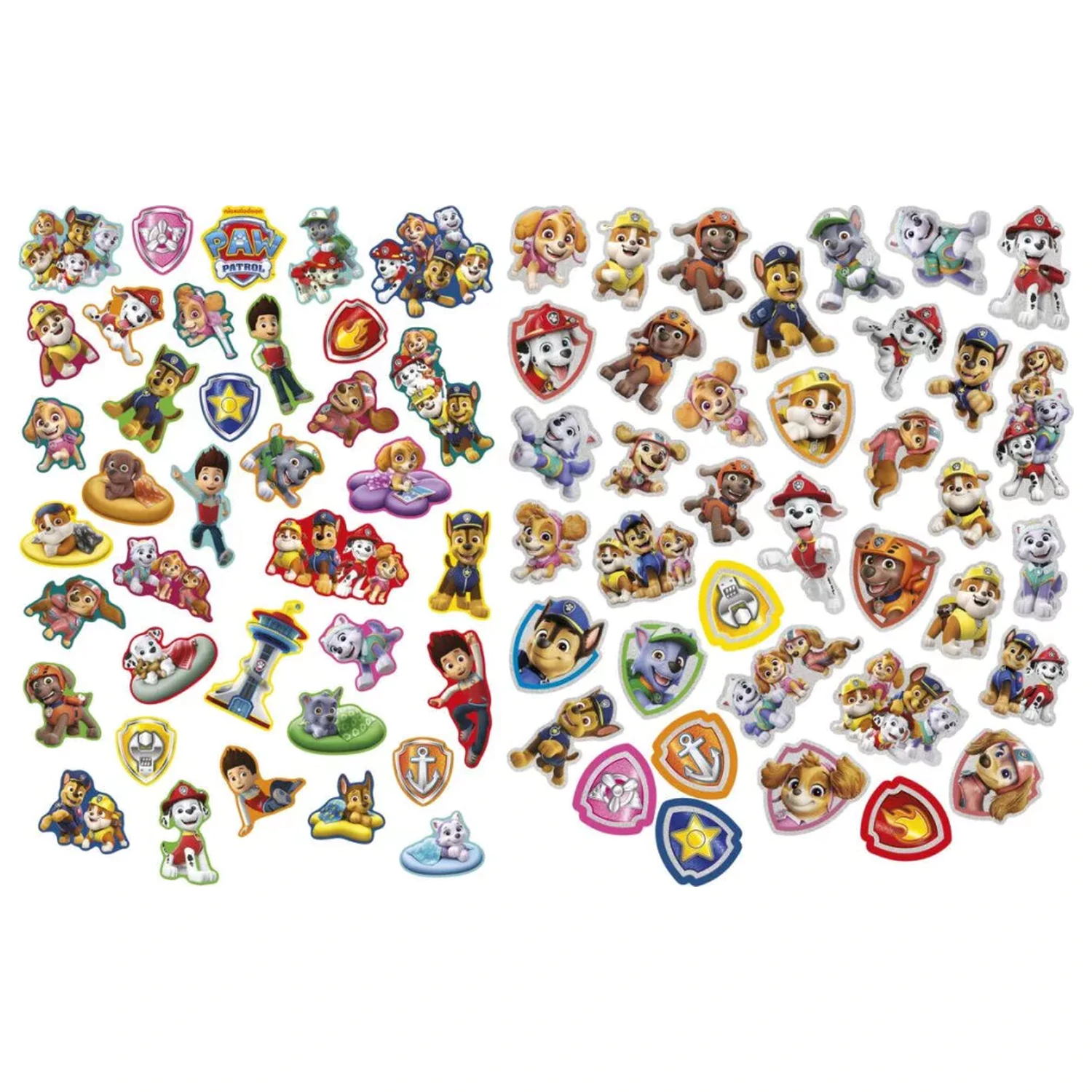 Paw Patrol Team Shape Sticker Set, 75 pieces product photo