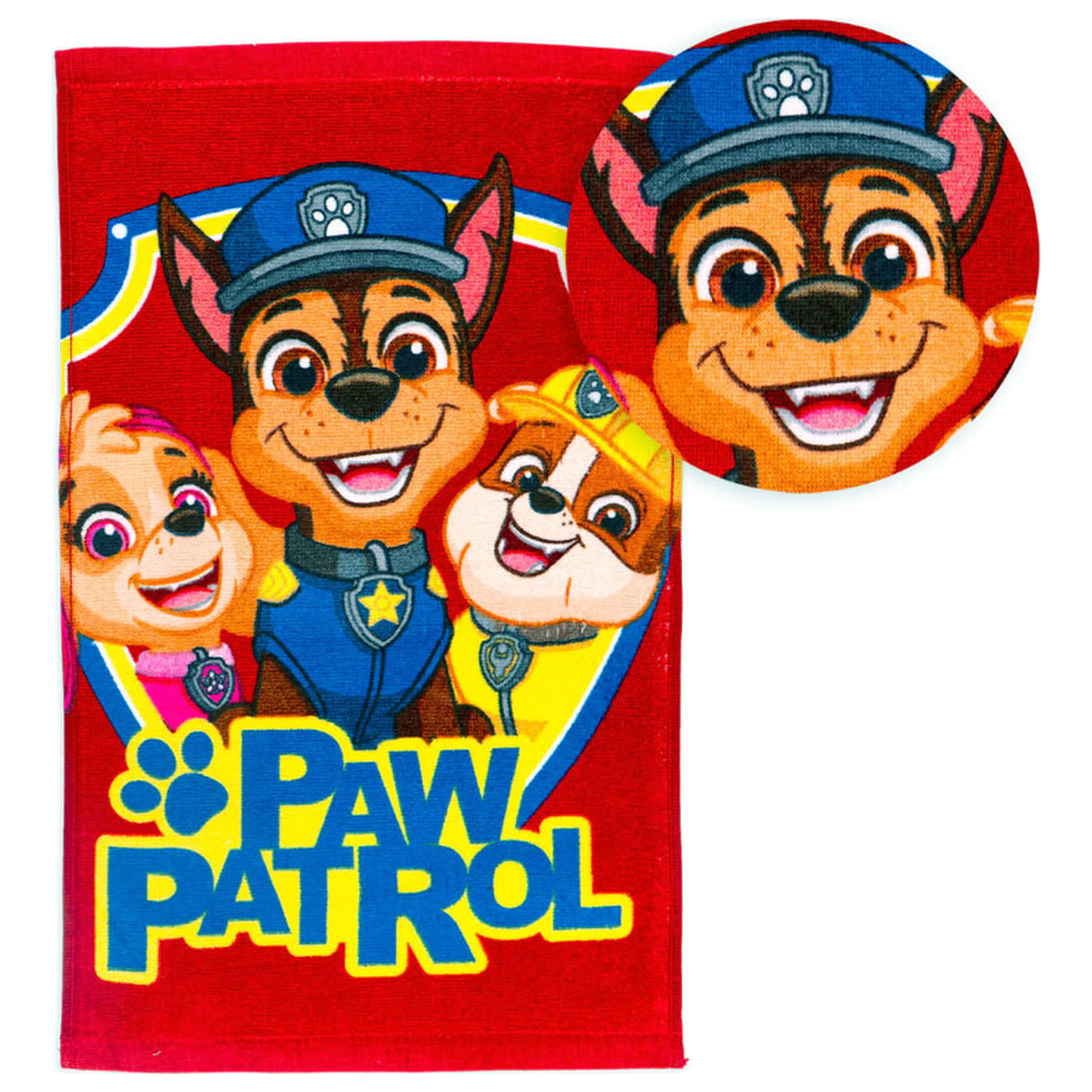 Paw Patrol Team hand towel, face towel, towel product photo