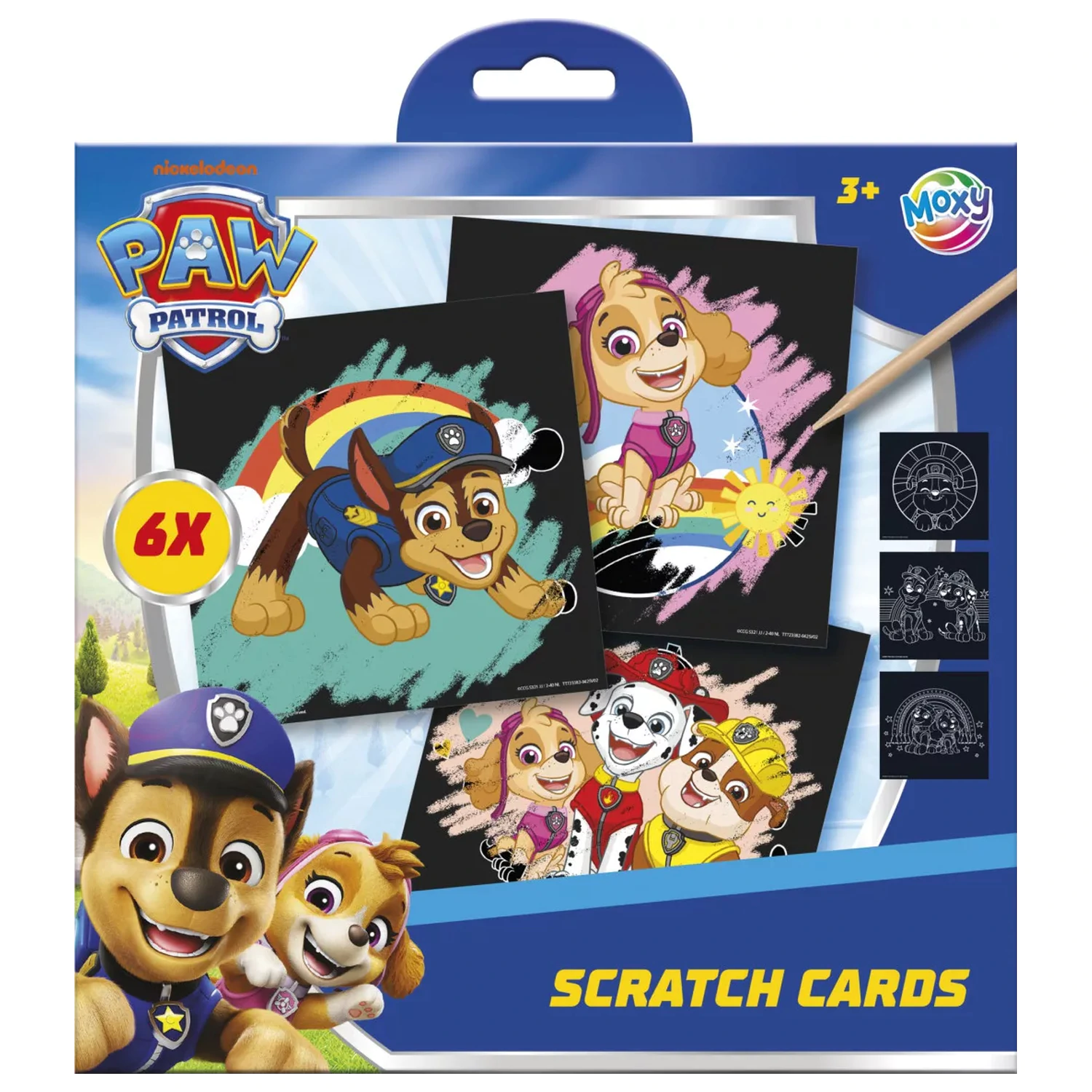 Paw Patrol Team Scratch Art Set product photo
