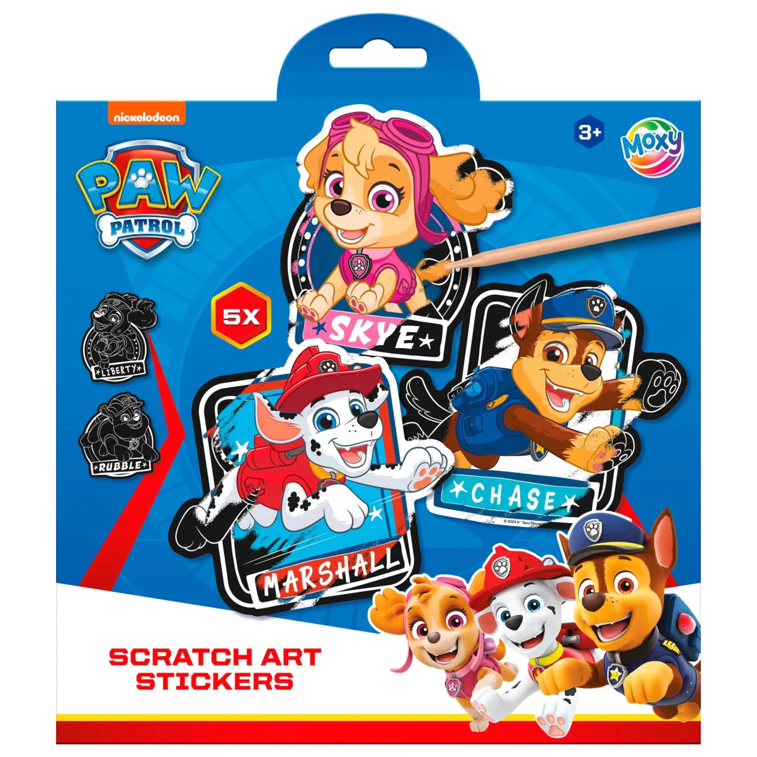 Paw Patrol Team Scratch Art Sticker Sets product photo