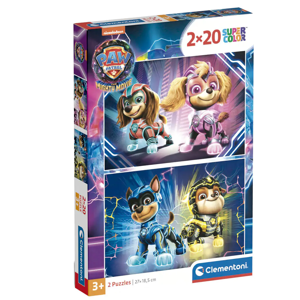 Paw Patrol The Mighty Movie puzzle 2x20pcs product photo