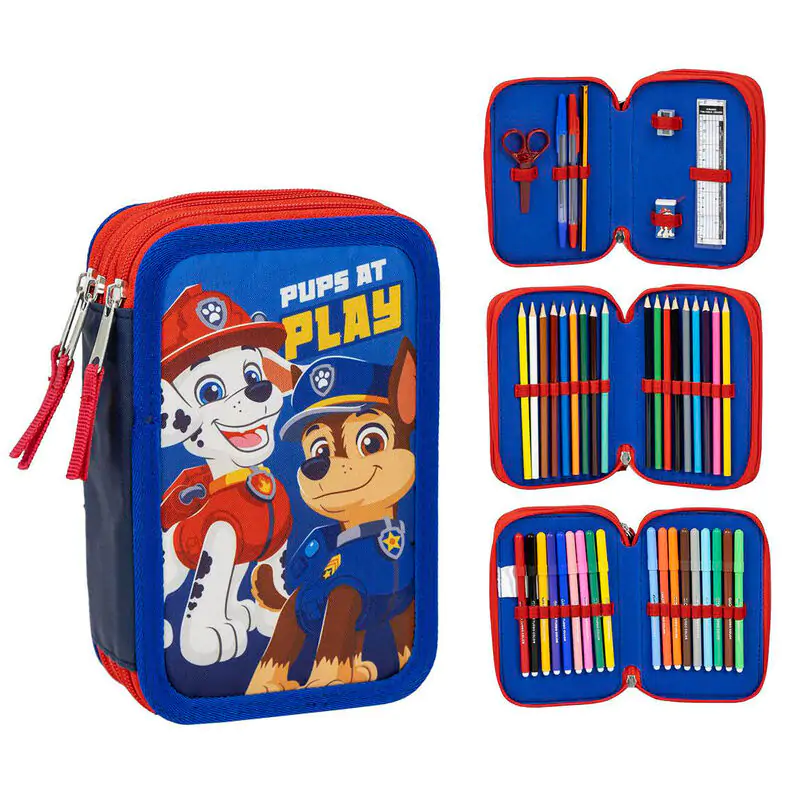 Paw Patrol triple pencil case termékfotó