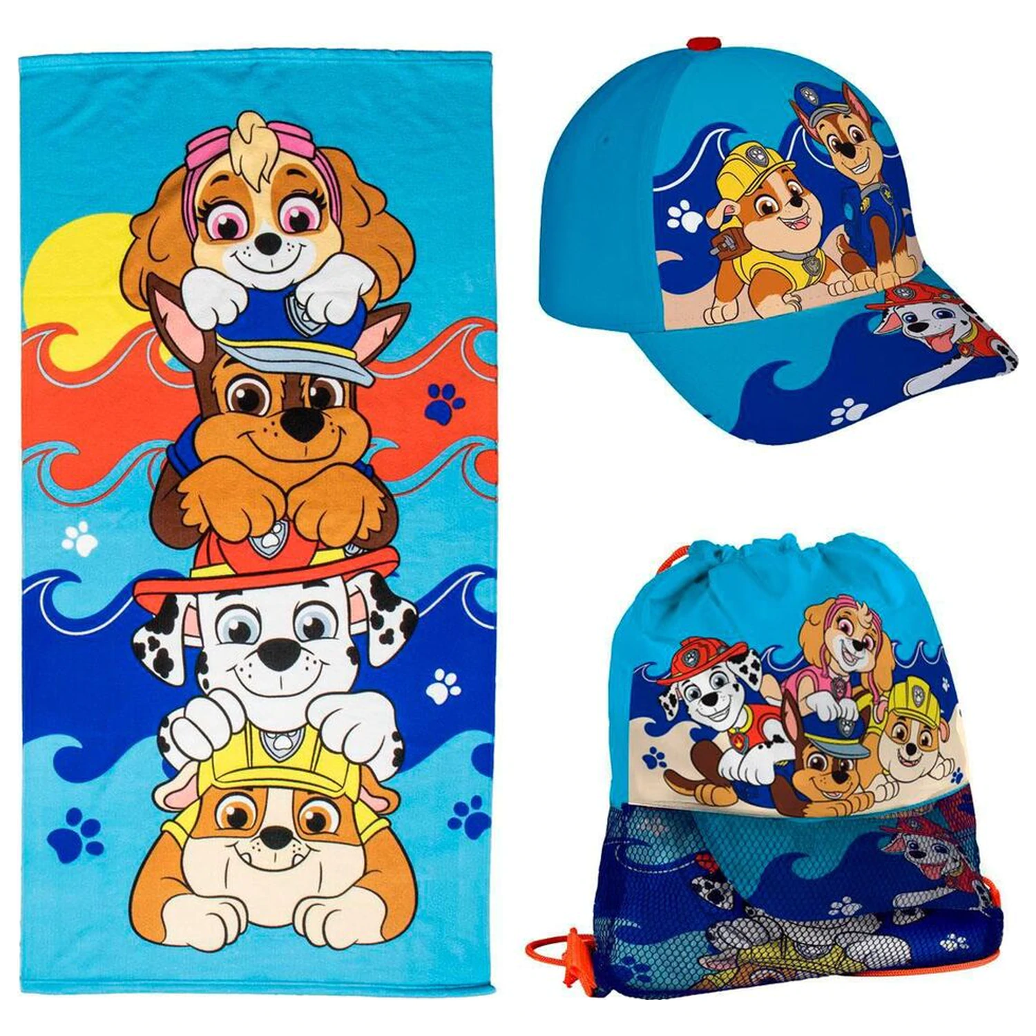 Paw Patrol set towel, bag and cap product photo