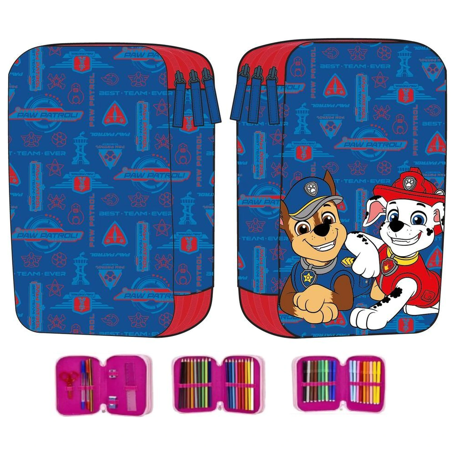 Paw Patrol triple pencil case product photo
