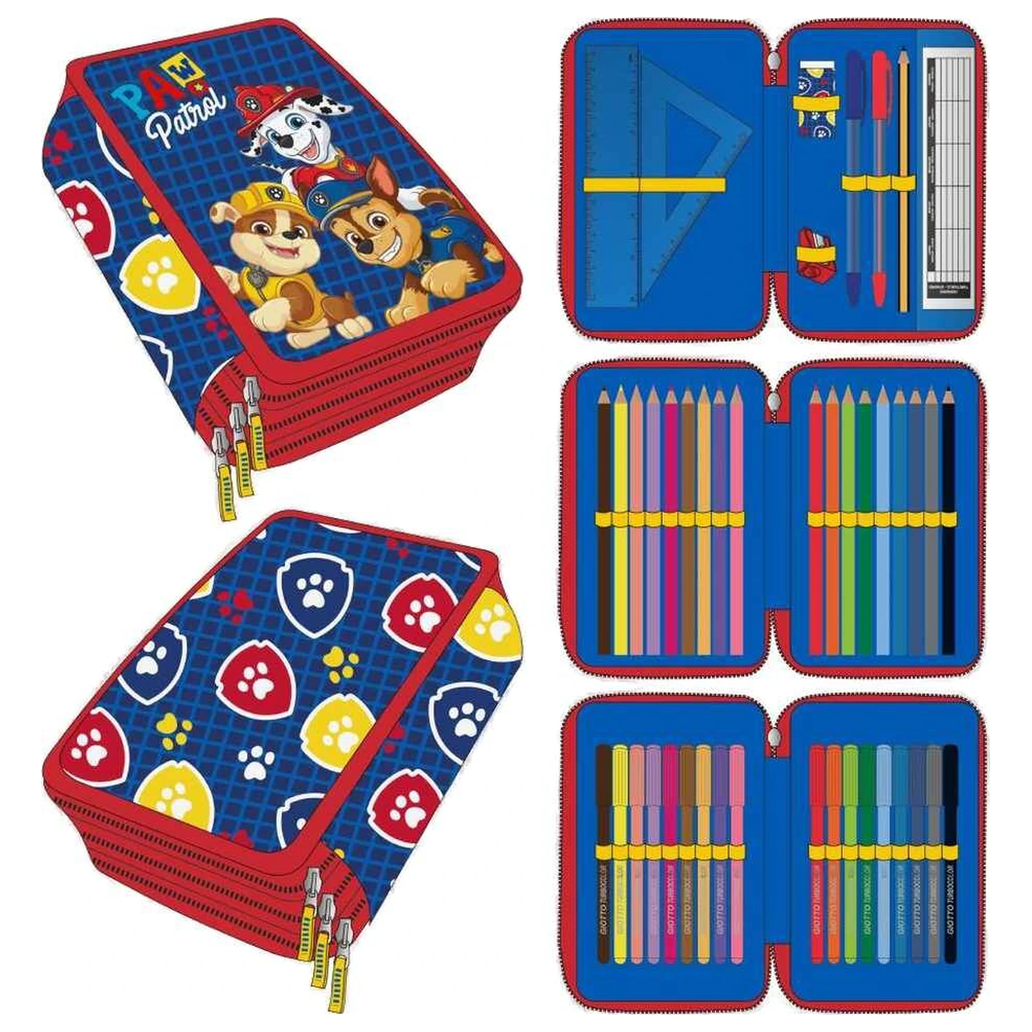 Paw Patrol triple pencil case product photo