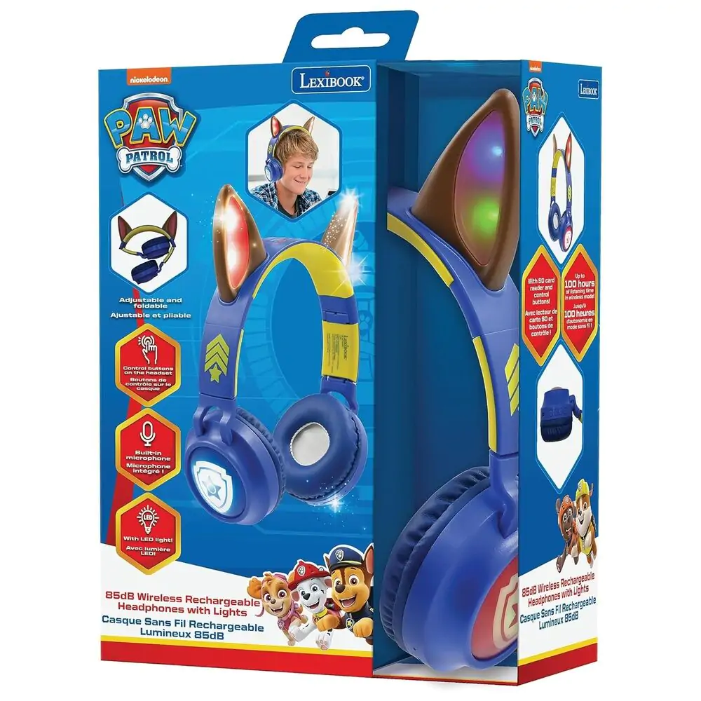 Paw Patrol luminous Bluetooth wireless headphones termékfotó