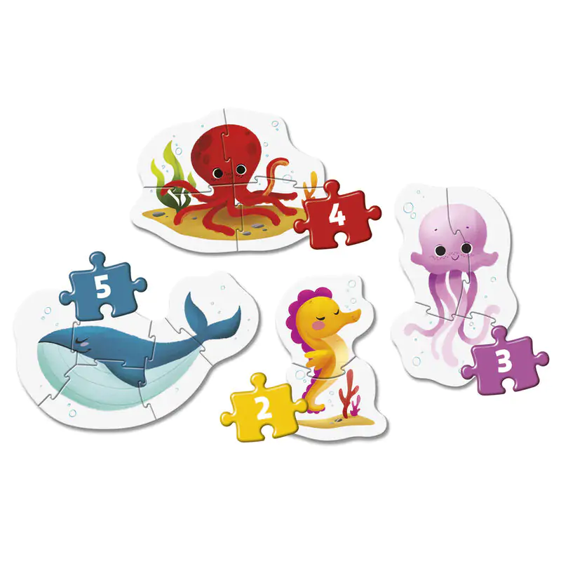 Marine Life puzzle 2-3-4-5pcs product photo