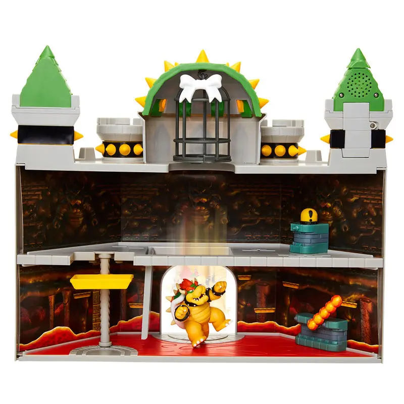 World of Nintendo Super Mario Deluxe Playset Bowser Castle product photo