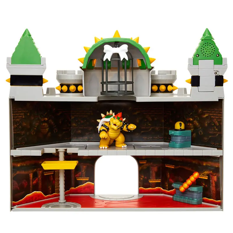 World of Nintendo Super Mario Deluxe Playset Bowser Castle product photo