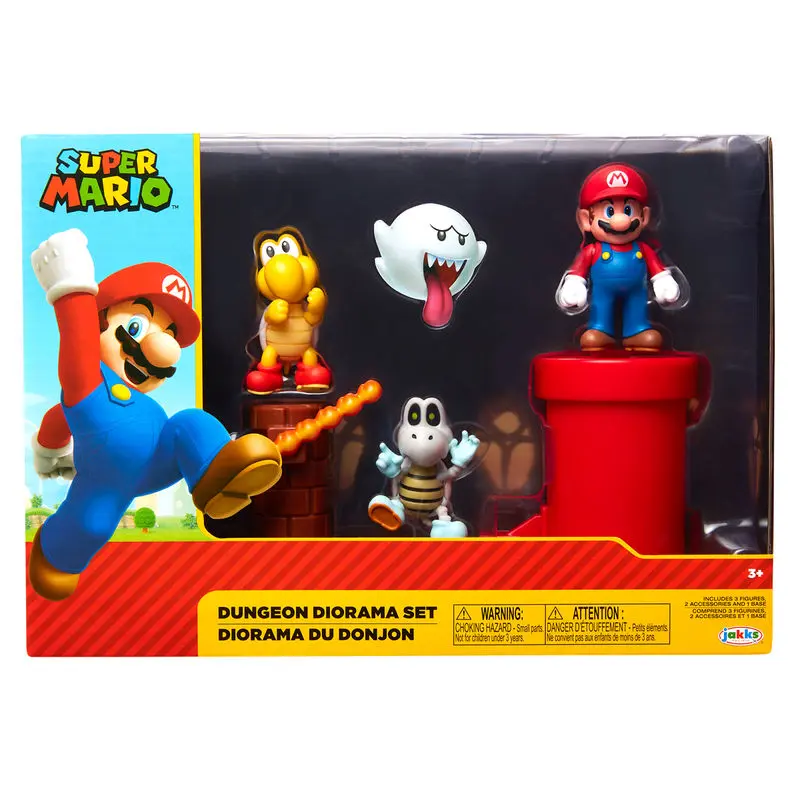 World of Nintendo Super Mario Diorama Set Dungeon termékfotó