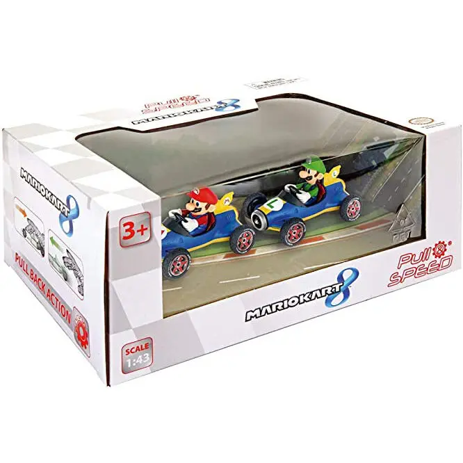 Mario Kart 8 Mario + Luigi Pull Speed set 2 cars termékfotó