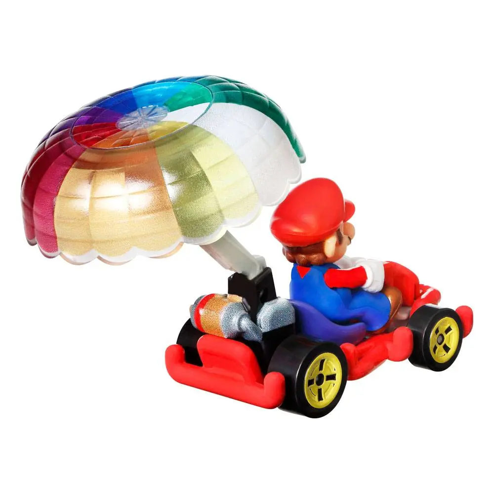 Mario Kart Hot Wheels Diecast Vehicle 3-Pack 1/64 Yoshi, Waluigi, Mario product photo