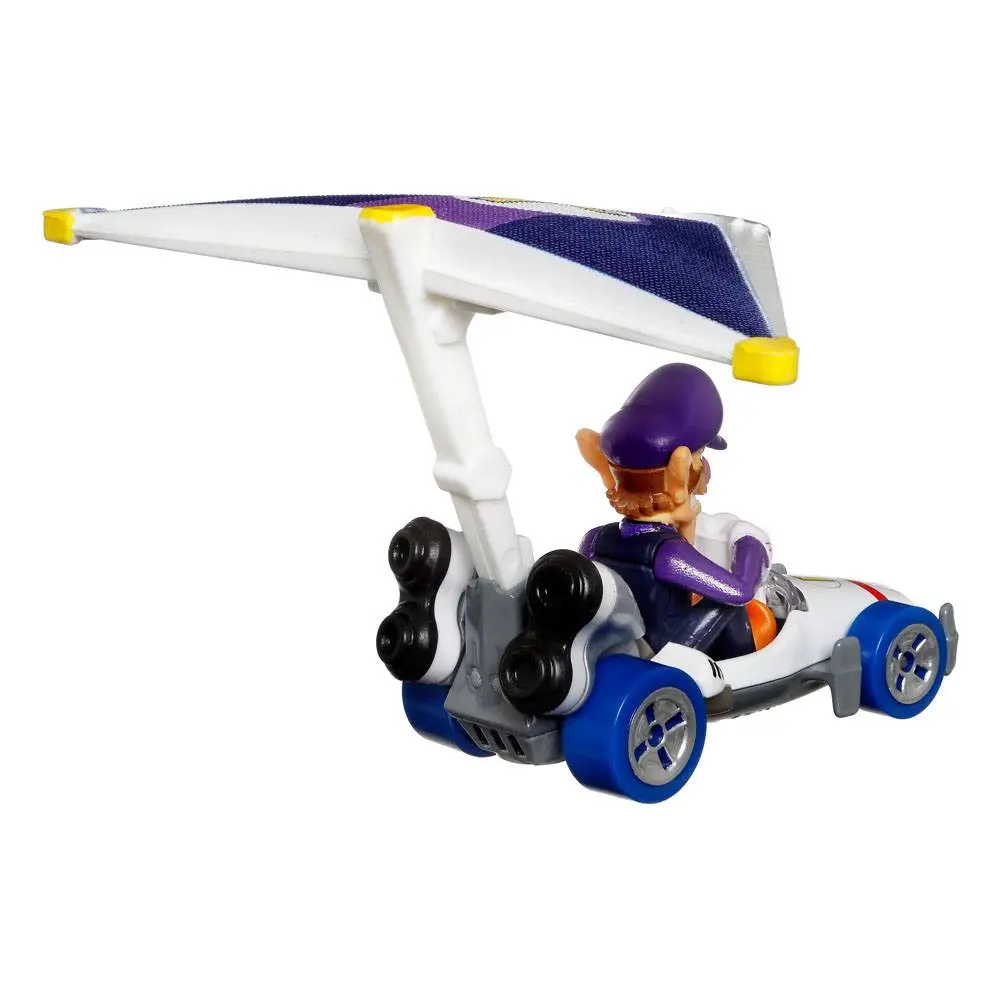 Mario Kart Hot Wheels Diecast Vehicle 3-Pack 1/64 Yoshi, Waluigi, Mario product photo
