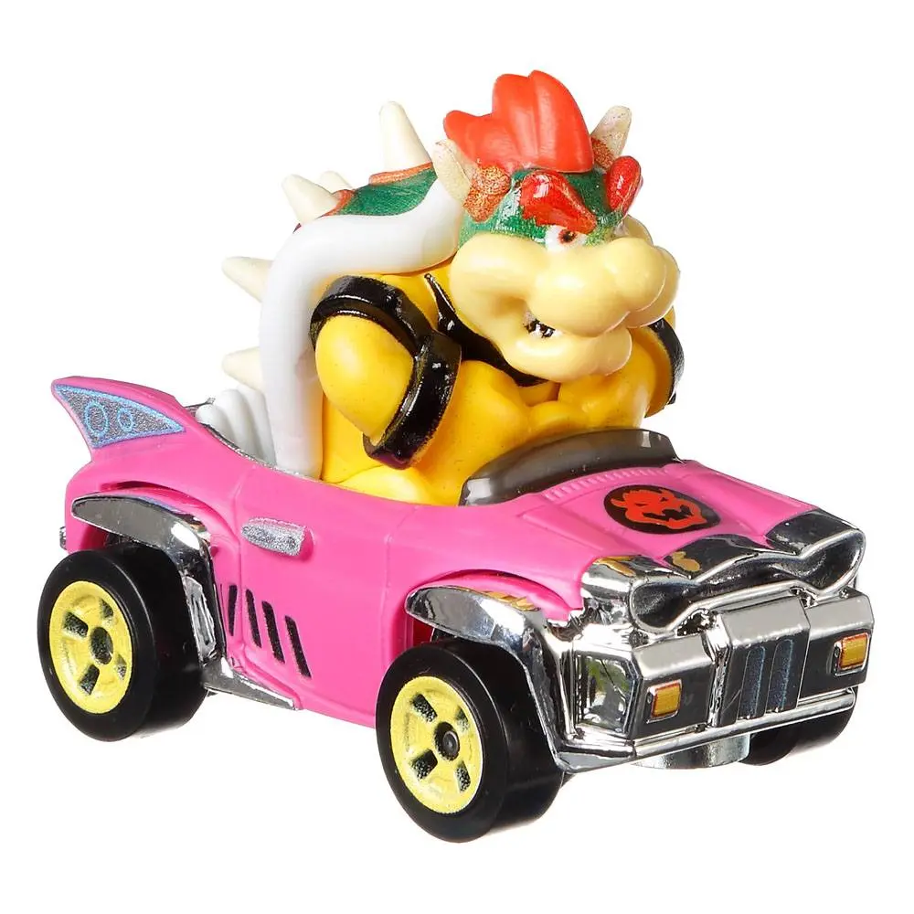 Mario Kart Hot Wheels Diecast Vehicle 1/64 Bowser (Badwagon) 8 cm product photo