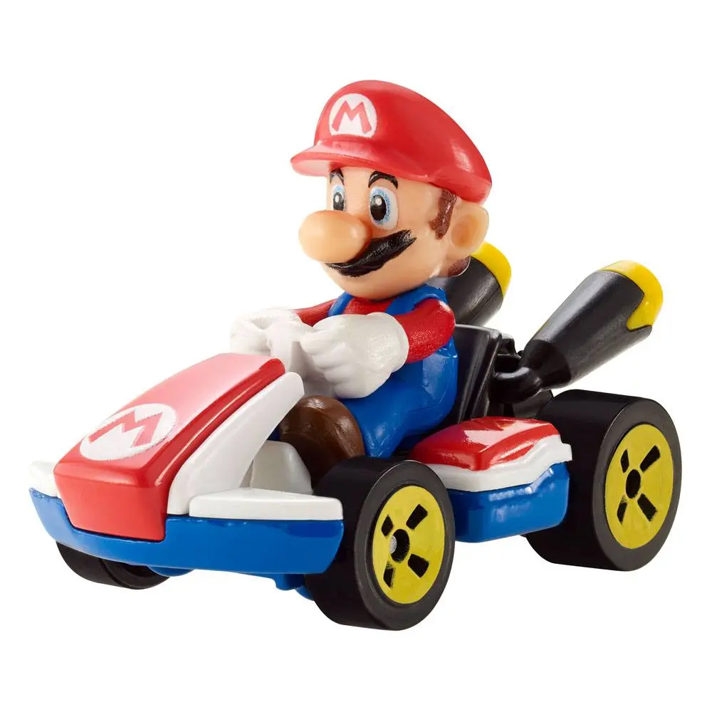 Mario Kart Hot Wheels Diecast Vehicle 1/64 Mario (Standard Kart) 8 cm product photo