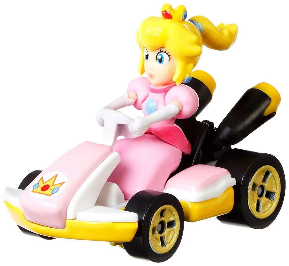Mario Kart Hot Wheels Diecast Vehicle 1/64 Princess Peach (Standard Kart) 8 cm product photo