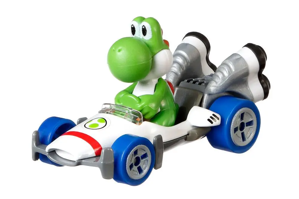 Mario Kart Hot Wheels Diecast Vehicle 1/64 Yoshi (B Dasher) 8 cm product photo