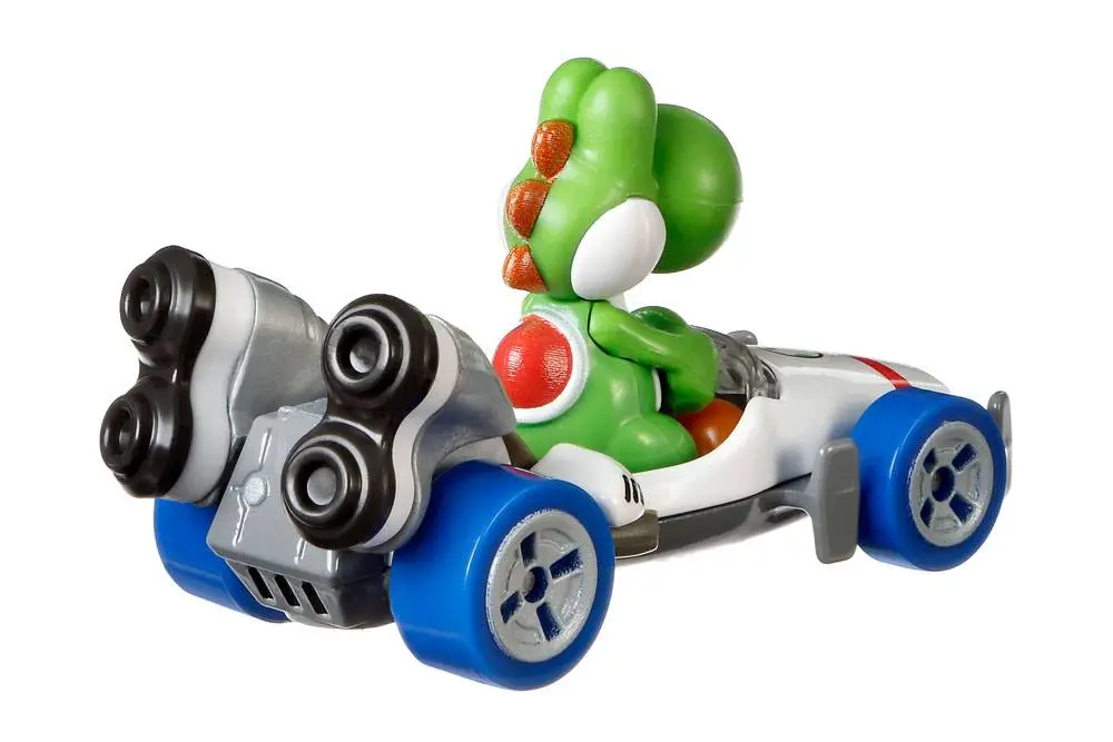 Mario Kart Hot Wheels Diecast Vehicle 1/64 Yoshi (B Dasher) 8 cm product photo