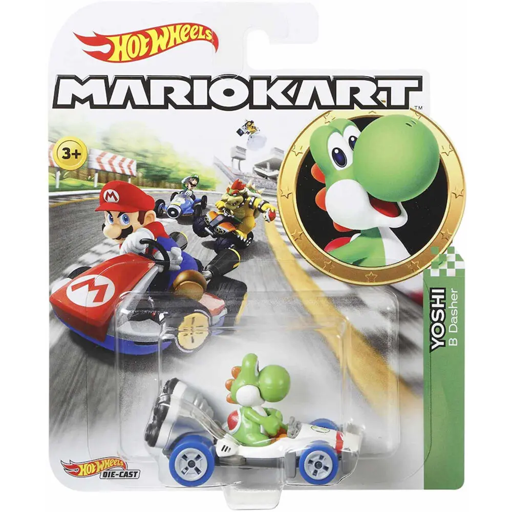 Mario Kart Hot Wheels Yoshi figure product photo