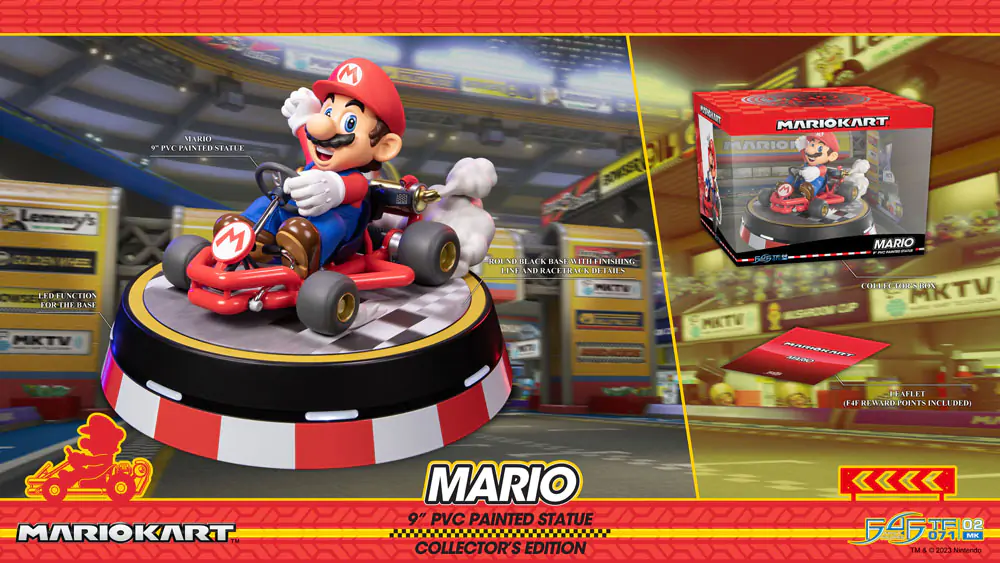 Mario Kart PVC Statue Mario Collector's Edition 22 cm product photo