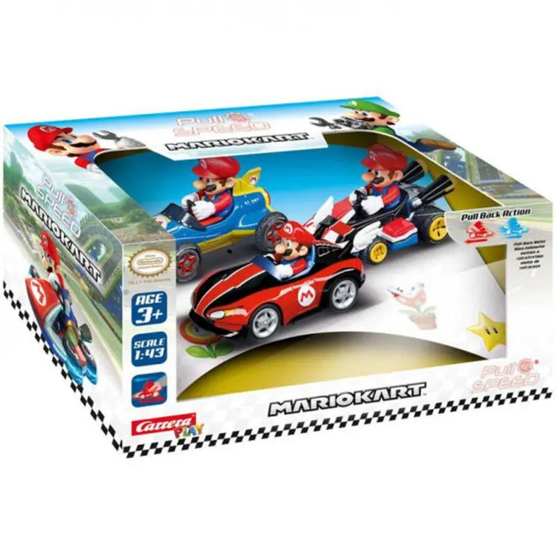 Mario Kart Mario Pull Speed set 3 cars termékfotó