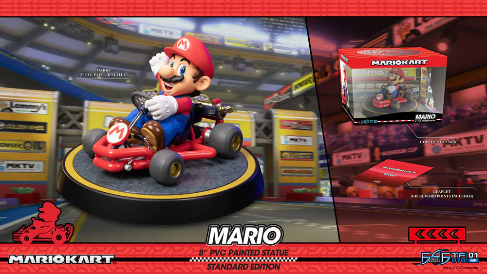 Mario Kart PVC Statue Mario Standard Edition 19 cm product photo