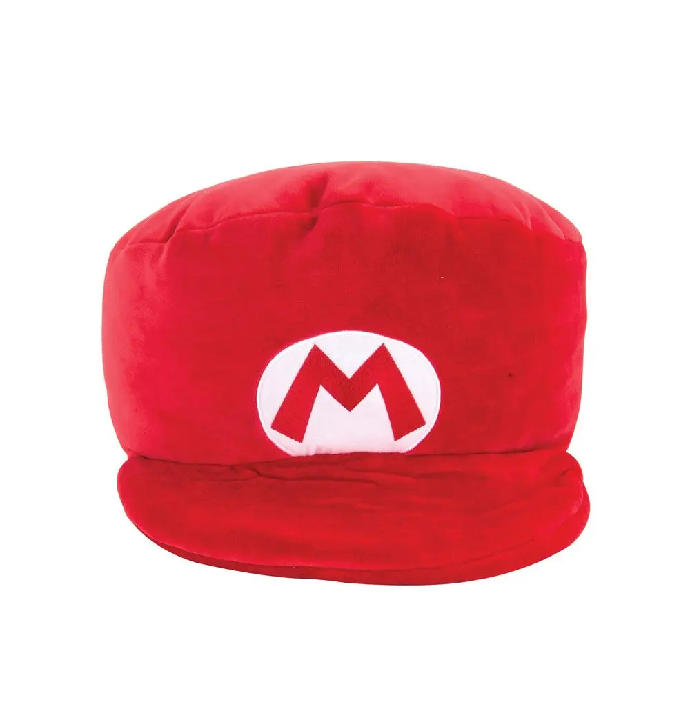 Mario Kart Mocchi-Mocchi Plush Figure Mario Hat 18 cm product photo