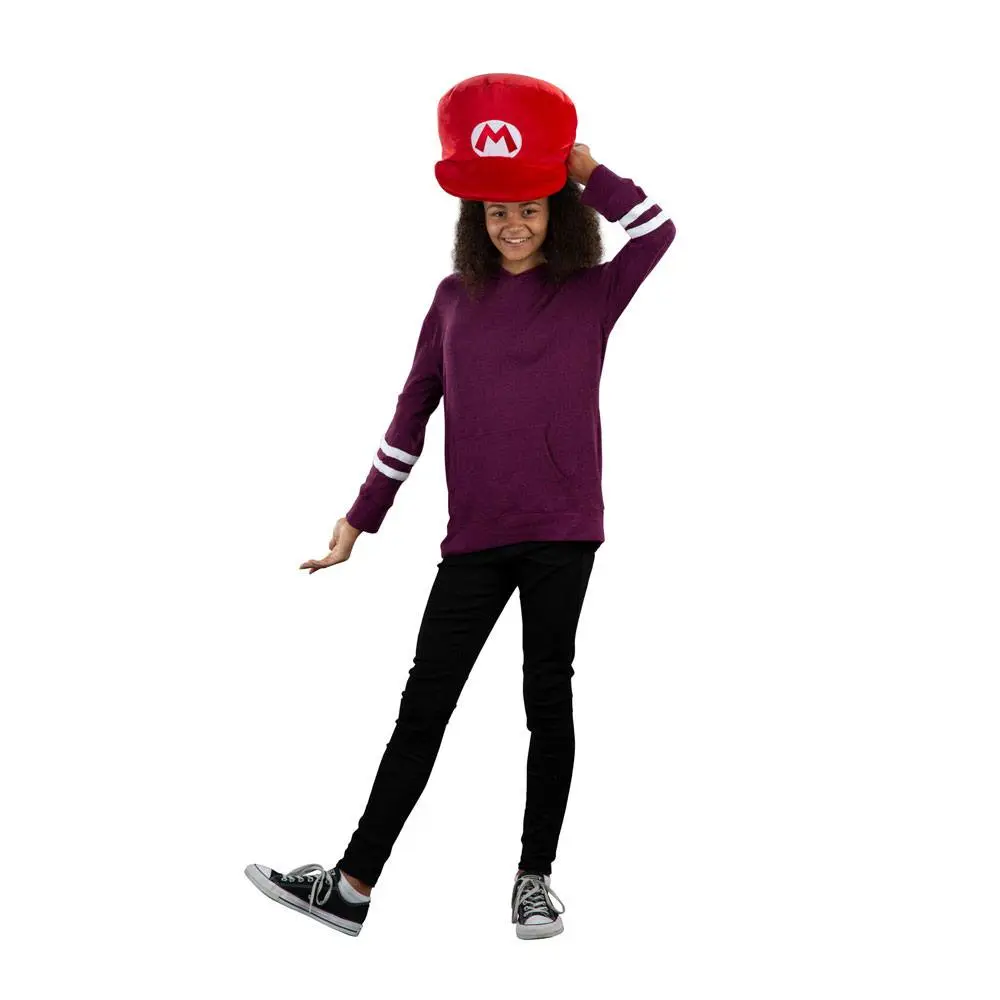 Mario Kart Mocchi-Mocchi Plush Figure Mario Hat 18 cm product photo