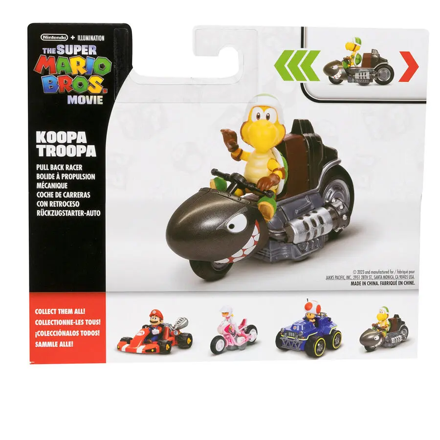 Mario Kart The Movie Koopa Troopa Kart  Kart figure 6cm termékfotó