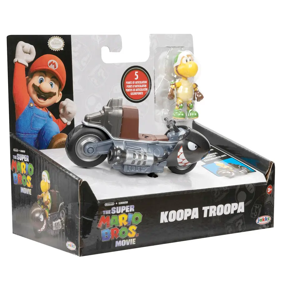 Mario Kart The Movie Koopa Troopa Kart  Kart figure 6cm termékfotó