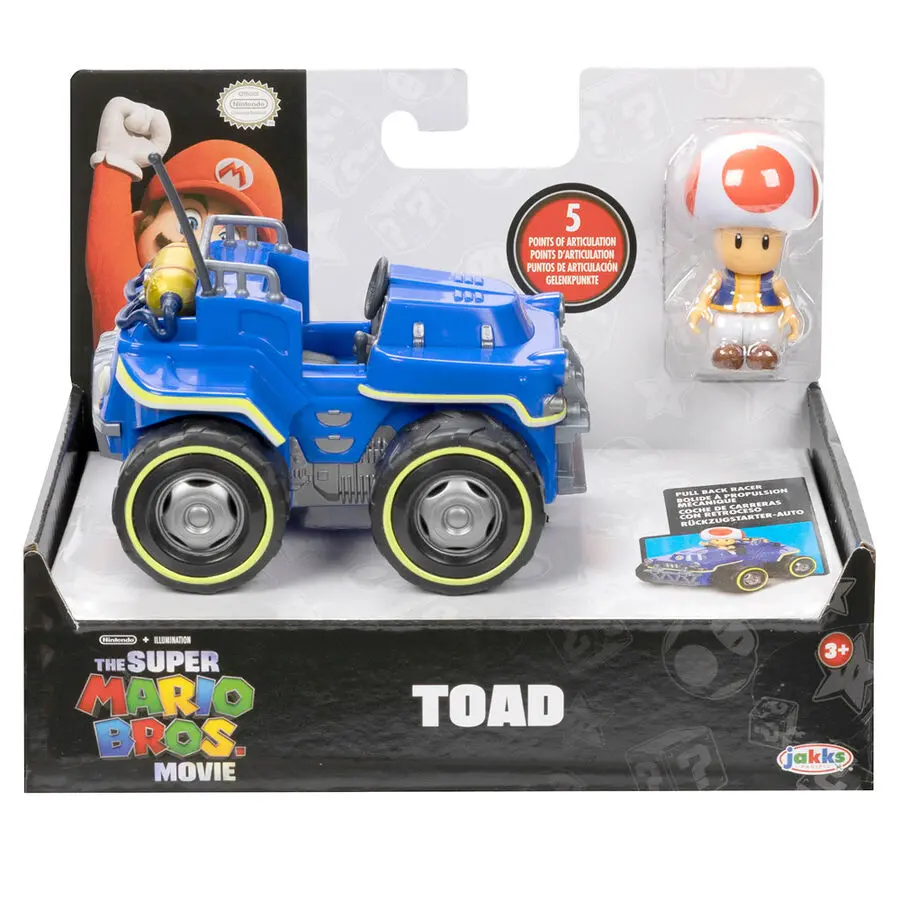 Mario Kart The Movie Toad Kart figure 7cm termékfotó