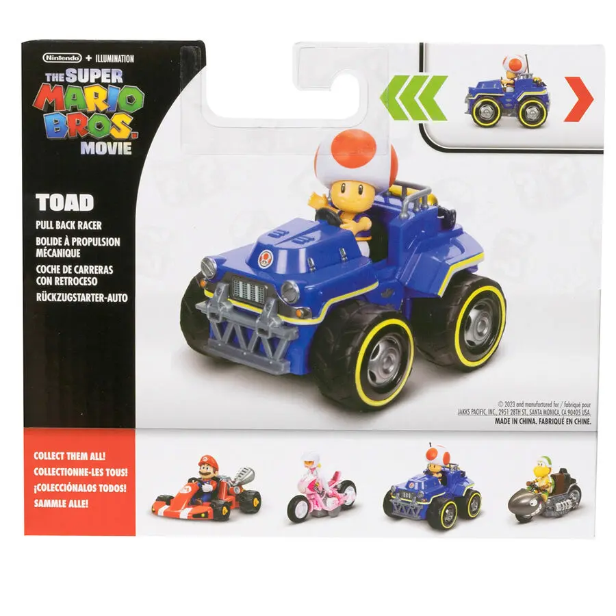 Mario Kart The Movie Toad Kart figure 7cm termékfotó