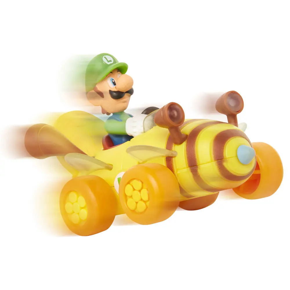 Mario Kart wave 1 Super Mario Coin Racers Luigi figure 6 cm termékfotó