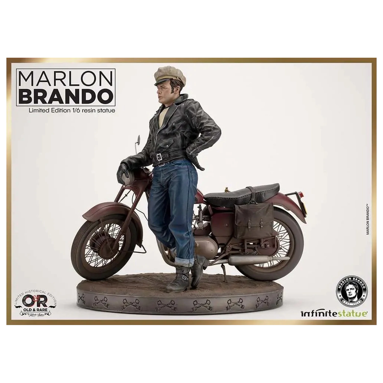 Marlon Brando with Bike Statue Limited Ed. 1/6 30cm product photo