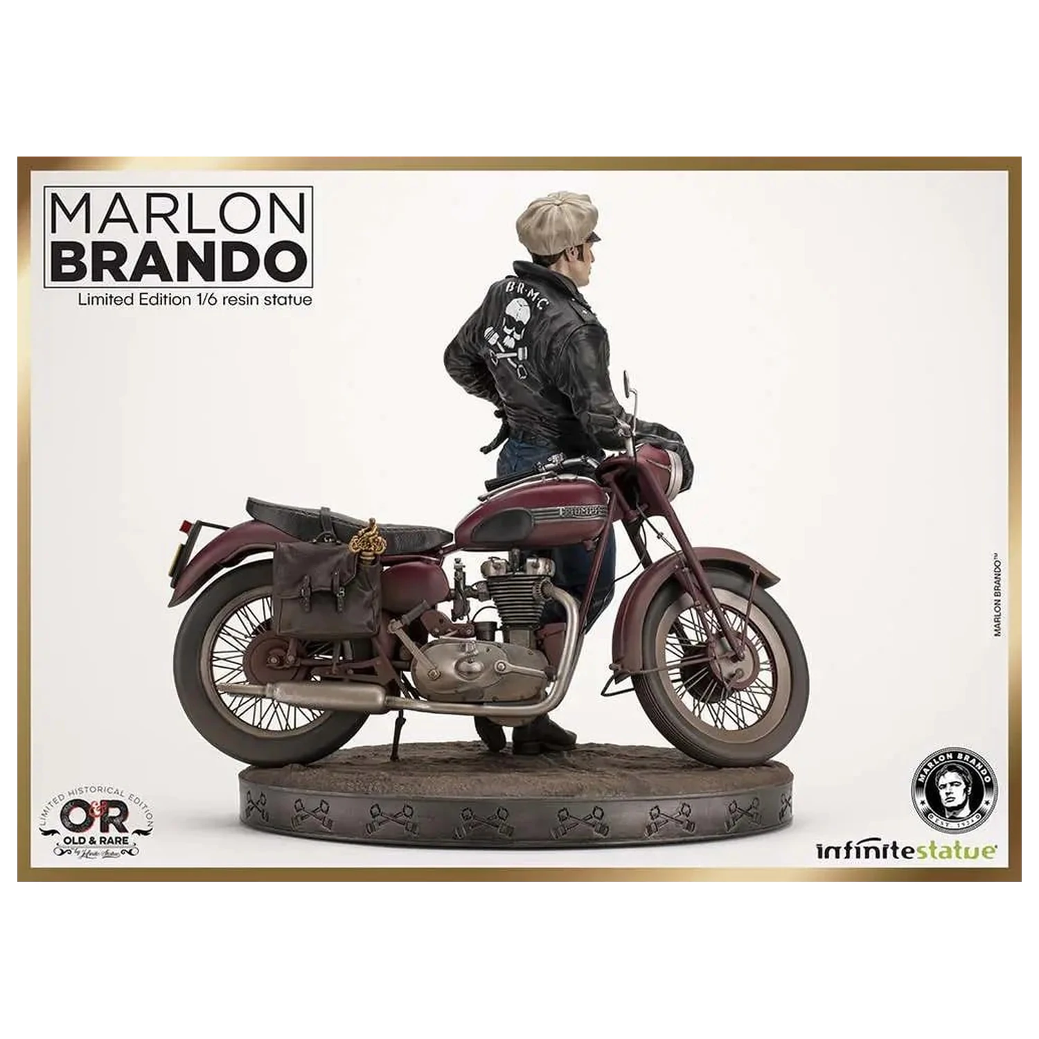 Marlon Brando with Bike Statue Limited Ed. 1/6 30cm product photo