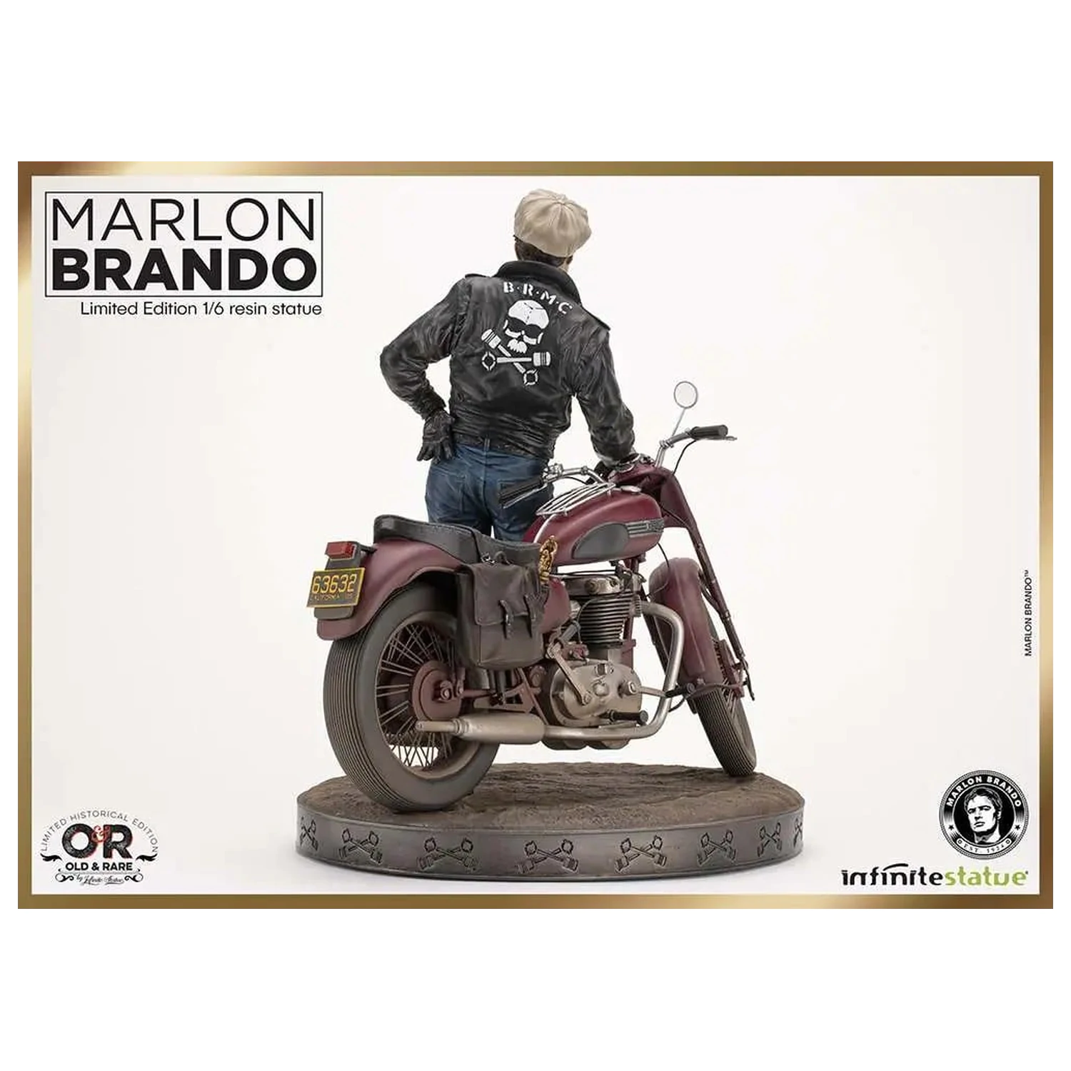 Marlon Brando with Bike Statue Limited Ed. 1/6 30cm product photo