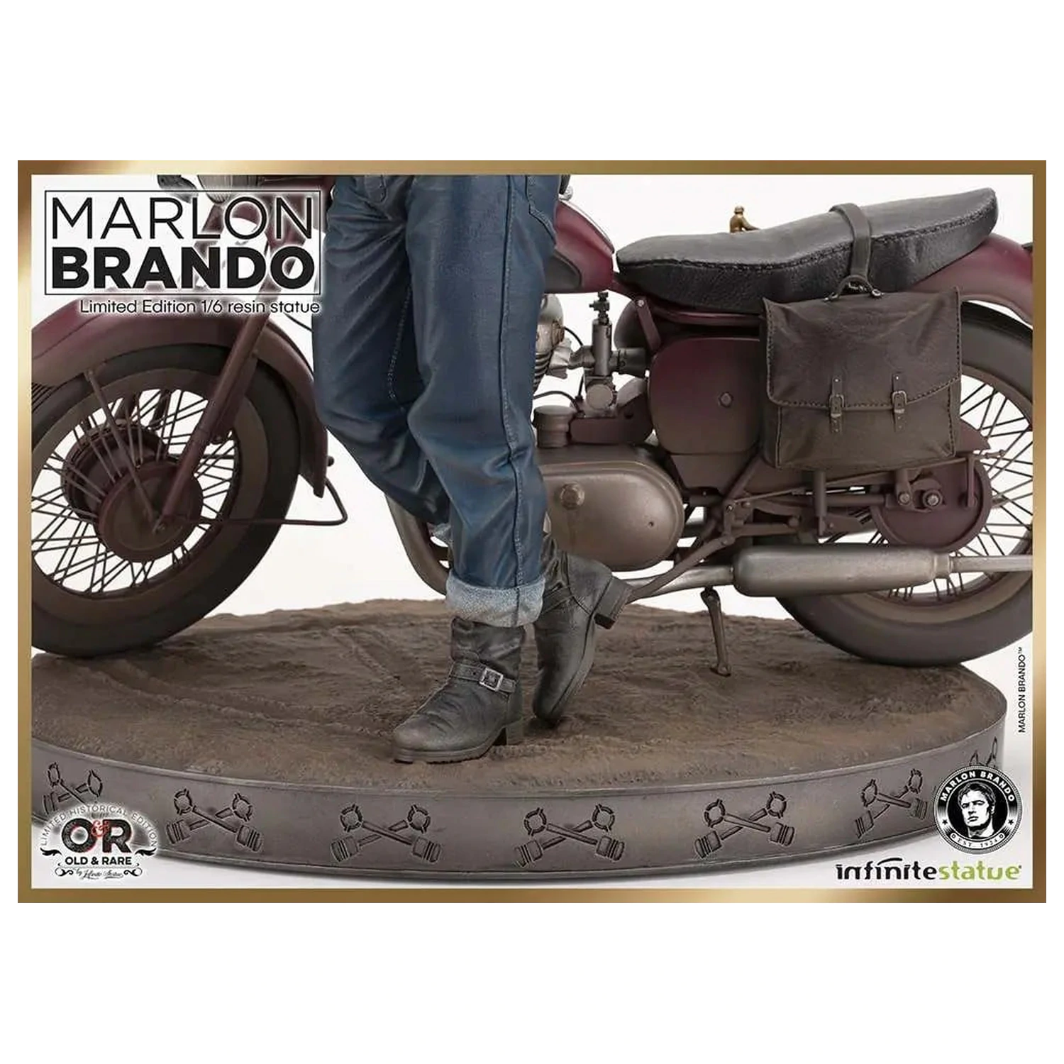 Marlon Brando with Bike Statue Limited Ed. 1/6 30cm product photo