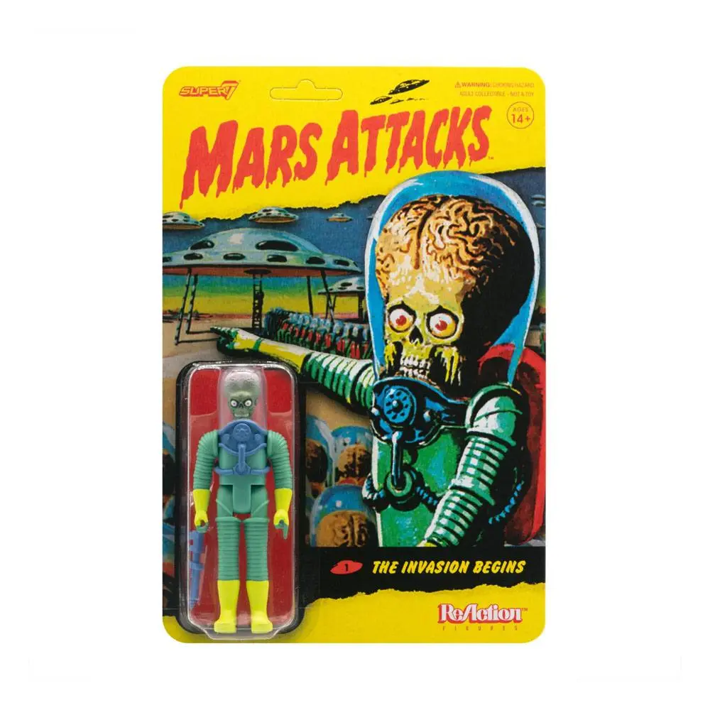 Mars Attacks ReAction Action Figure The Invasion Begins 10 cm product photo